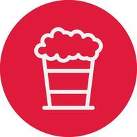 Popcorn Creative Icon Design vector