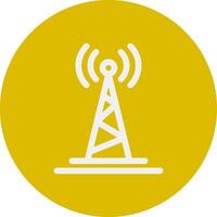 diseño de icono creativo de torre de radio vector