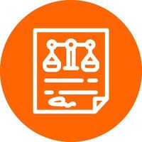 Law Creative Icon Design vector