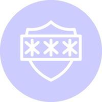 Password Creative Icon Design vector