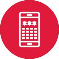 Pin Code Creative Icon Design vector