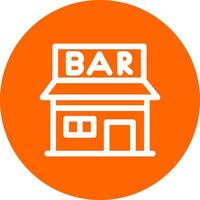 Bar Creative Icon Design vector