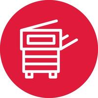 Copy Machine Creative Icon Design vector
