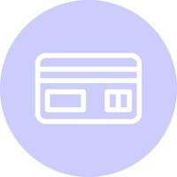 Credit Card Creative Icon Design vector