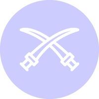 Swords Creative Icon Design vector