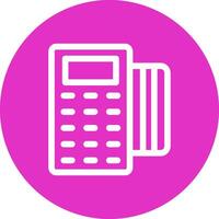 Pos Terminal Creative Icon Design vector