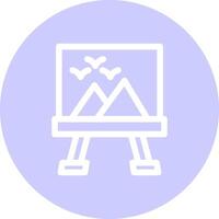 Canvas Creative Icon Design vector