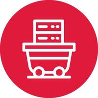 Data Mining Creative Icon Design vector