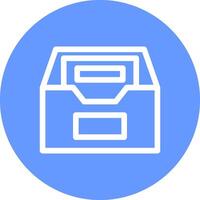 Files Box Creative Icon Design vector