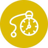 diseño de icono creativo de reloj de bolsillo vector