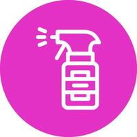 Spray Bottle Creative Icon Design vector