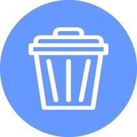 Trash Can Creative Icon Design vector