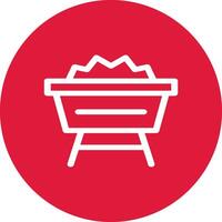 Mine Cart Creative Icon Design vector