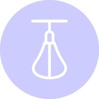 Punching Ball Creative Icon Design vector