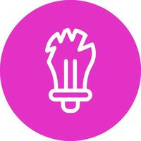 Bulb Creative Icon Design vector