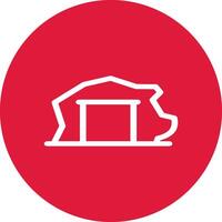 Mining Tunnel Creative Icon Design vector