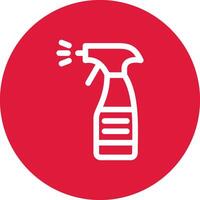 Spray Bottle Creative Icon Design vector