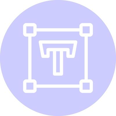 Font Editor Creative Icon Design