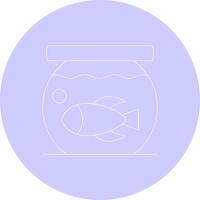 Fish Bowl Creative Icon Design vector