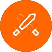 Sword Creative Icon Design vector