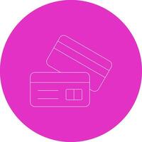 Credit Card Creative Icon Design vector