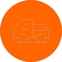 Garbage Truck Creative Icon Design vector