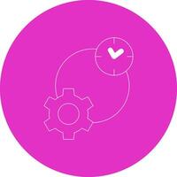 Work Time Creative Icon Design vector