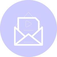 Mail Advertising Creative Icon Design vector