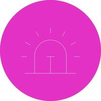 Line Circle Multicolor Design vector