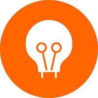 Light Bulb Creative Icon Design vector