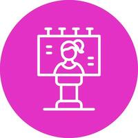 Billboard Creative Icon Design vector
