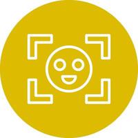 Face Detection Creative Icon Design vector