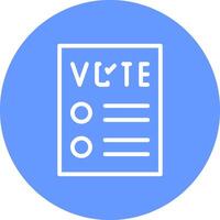 Ballot Creative Icon Design vector