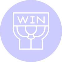 Win Creative Icon Design vector