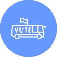 Bus Creative Icon Design vector