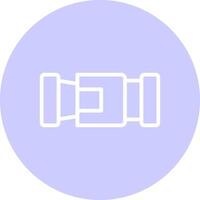 Camera Lens Creative Icon Design vector