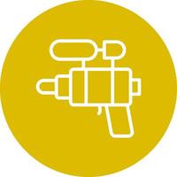 Water Gun Creative Icon Design vector