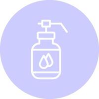 Shampoo Creative Icon Design vector