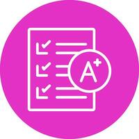 Grades Creative Icon Design vector