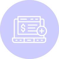 Bank Account Creative Icon Design vector