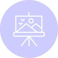 Canvas Creative Icon Design vector