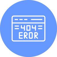 404 Error Creative Icon Design vector