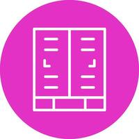 Lockers Creative Icon Design vector