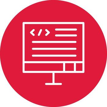 diseño de icono creativo de código vector