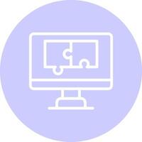 Puzzle Creative Icon Design vector