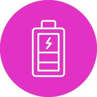 Charging Battery Creative Icon Design vector