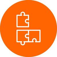 Puzzle Creative Icon Design vector
