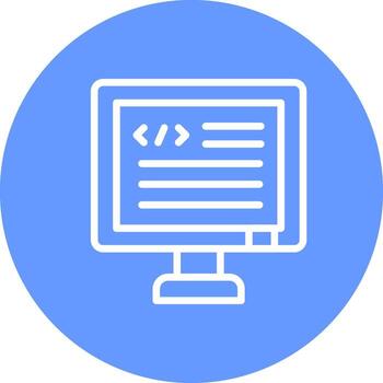 diseño de icono creativo de código vector