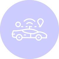 Self Driving Creative Icon Design vector