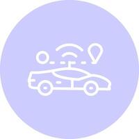 Self Driving Creative Icon Design vector